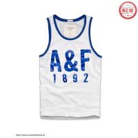 heren abercrombie fitch tanktop 1892 wit blauw Outlet Haarlem evyj4714